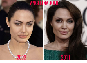 Angelina Jolie e suas sobrancelhas perfeitas.